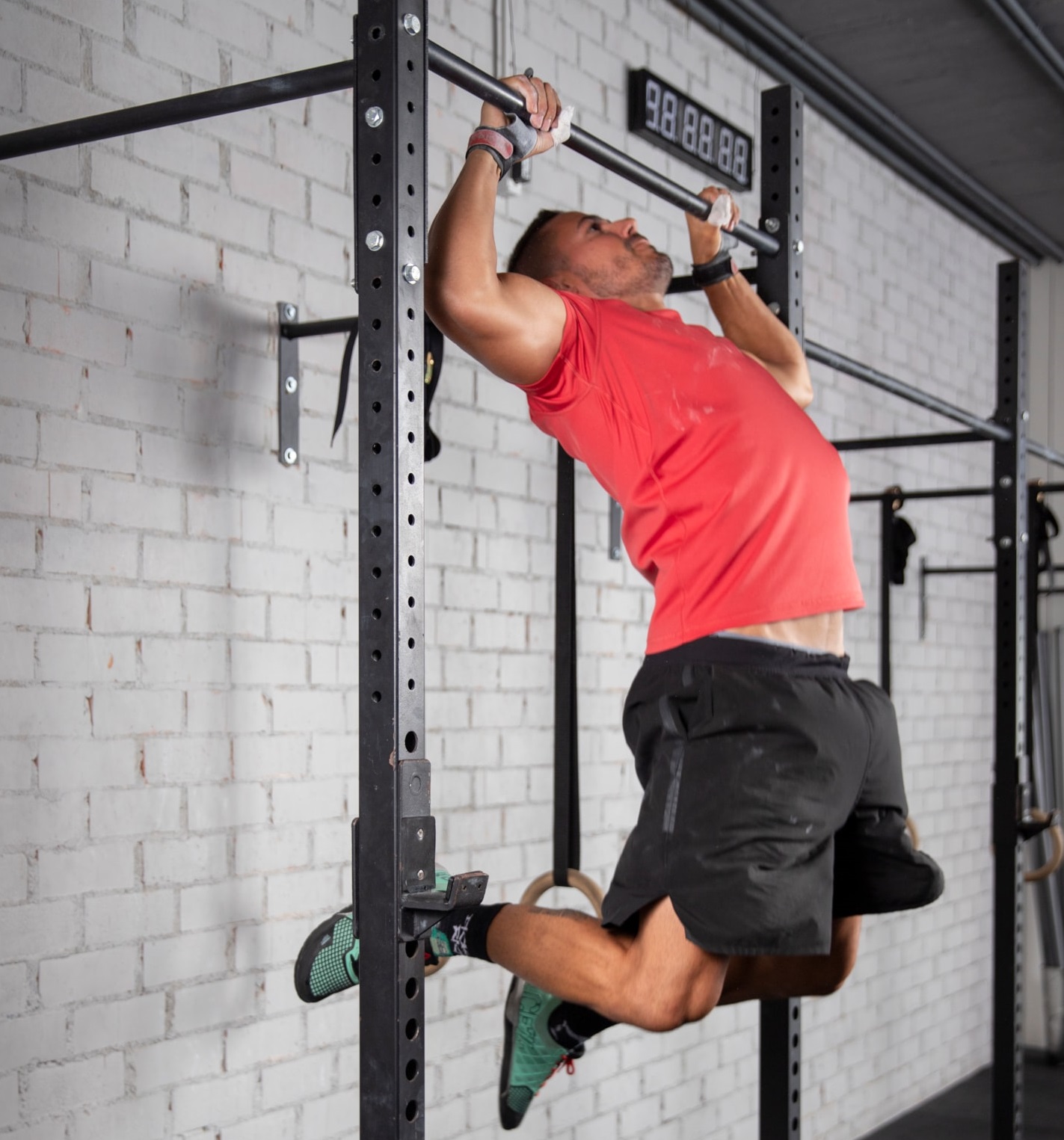 bar higher, hang, jump