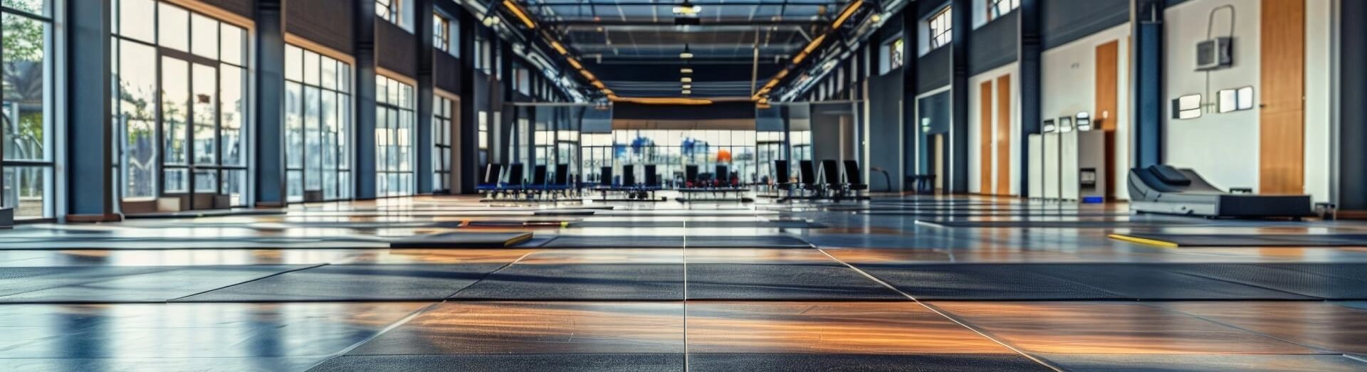 Commercial gym flooring hero image